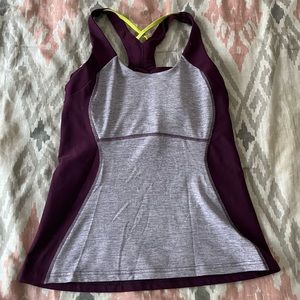Purple Lucy size medium workout top